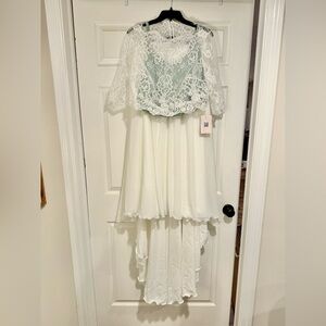 Custom Boho Wedding Skirt and Top